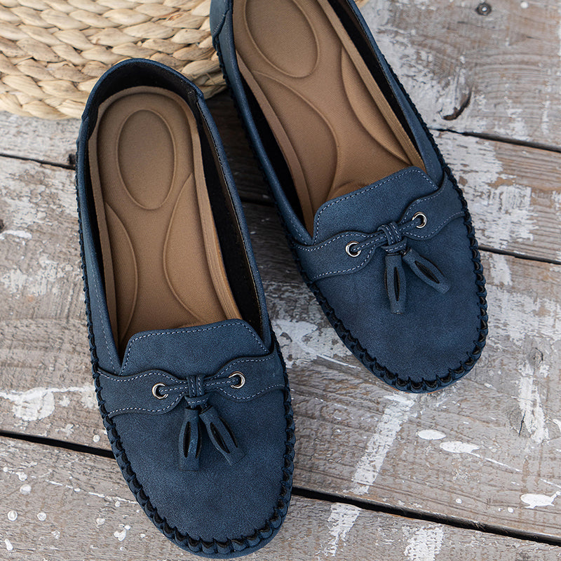 Cheron Paris™ | Ingrid - Mocassins Vintage Orthopédiques