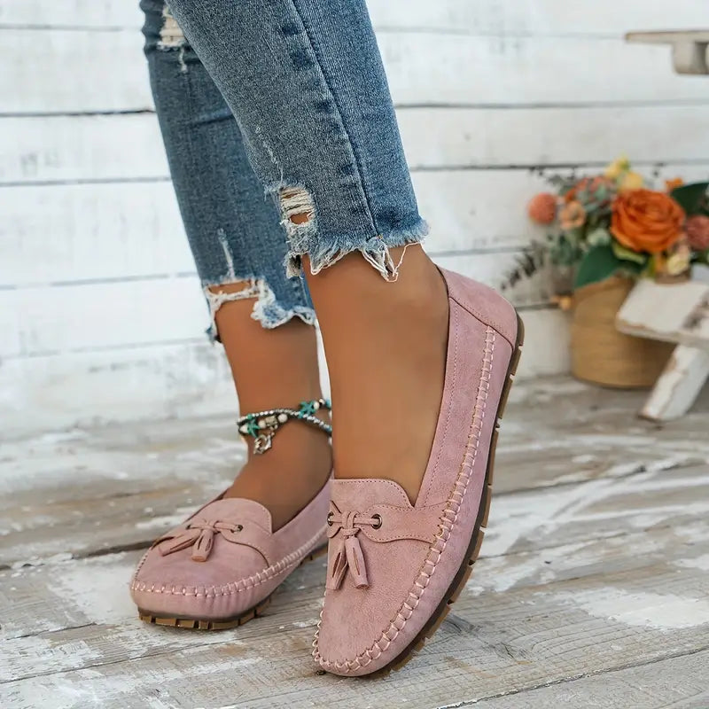 Cheron Paris™ | Ingrid - Mocassins Vintage Orthopédiques