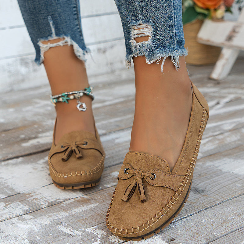 Cheron Paris™ | Ingrid - Mocassins Vintage Orthopédiques