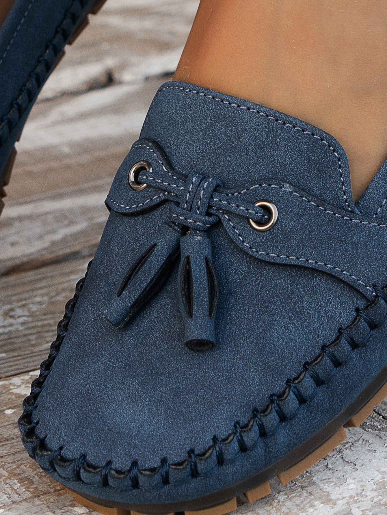 Cheron Paris™ | Ingrid - Mocassins Vintage Orthopédiques