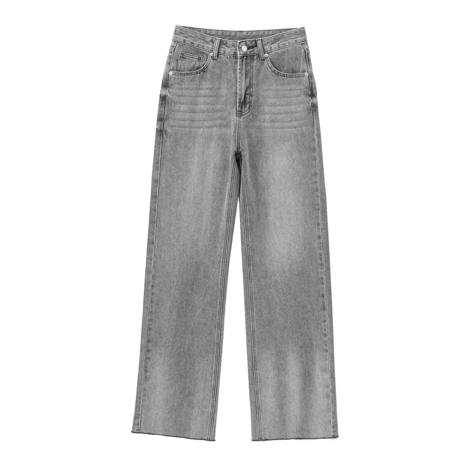 Cheron Paris™ | Jeans Évasés Grisés