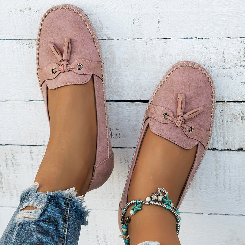 Cheron Paris™ | Ingrid - Mocassins Vintage Orthopédiques