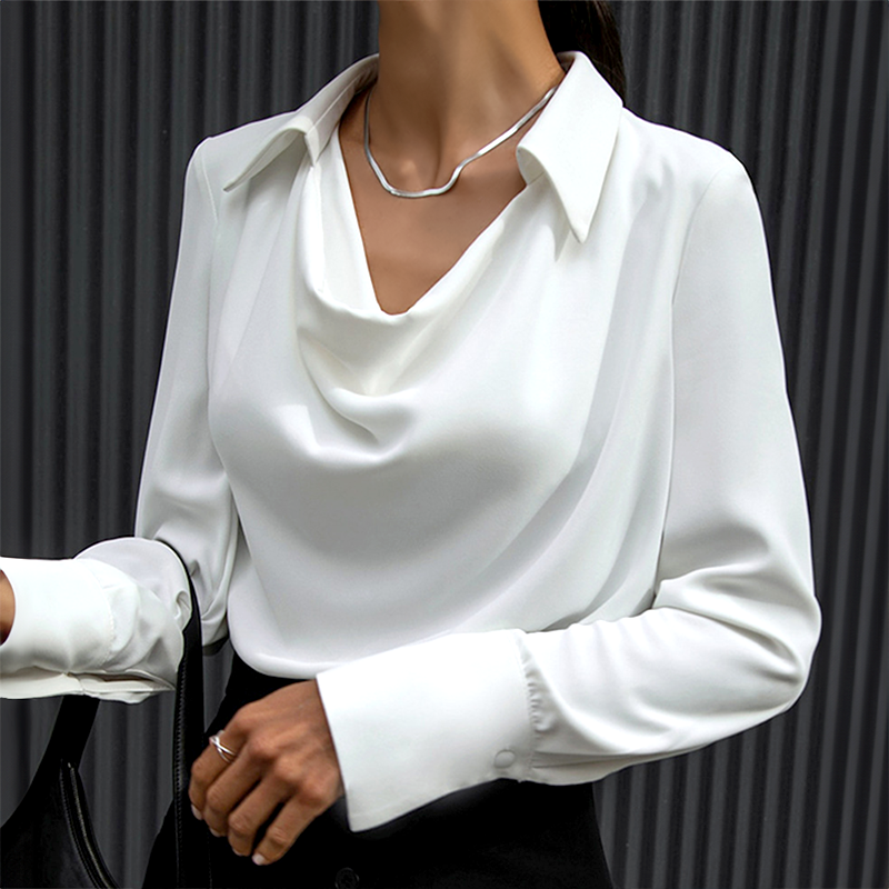 Cheron Paris™ | Chemisier en soie luxueux pour femmes