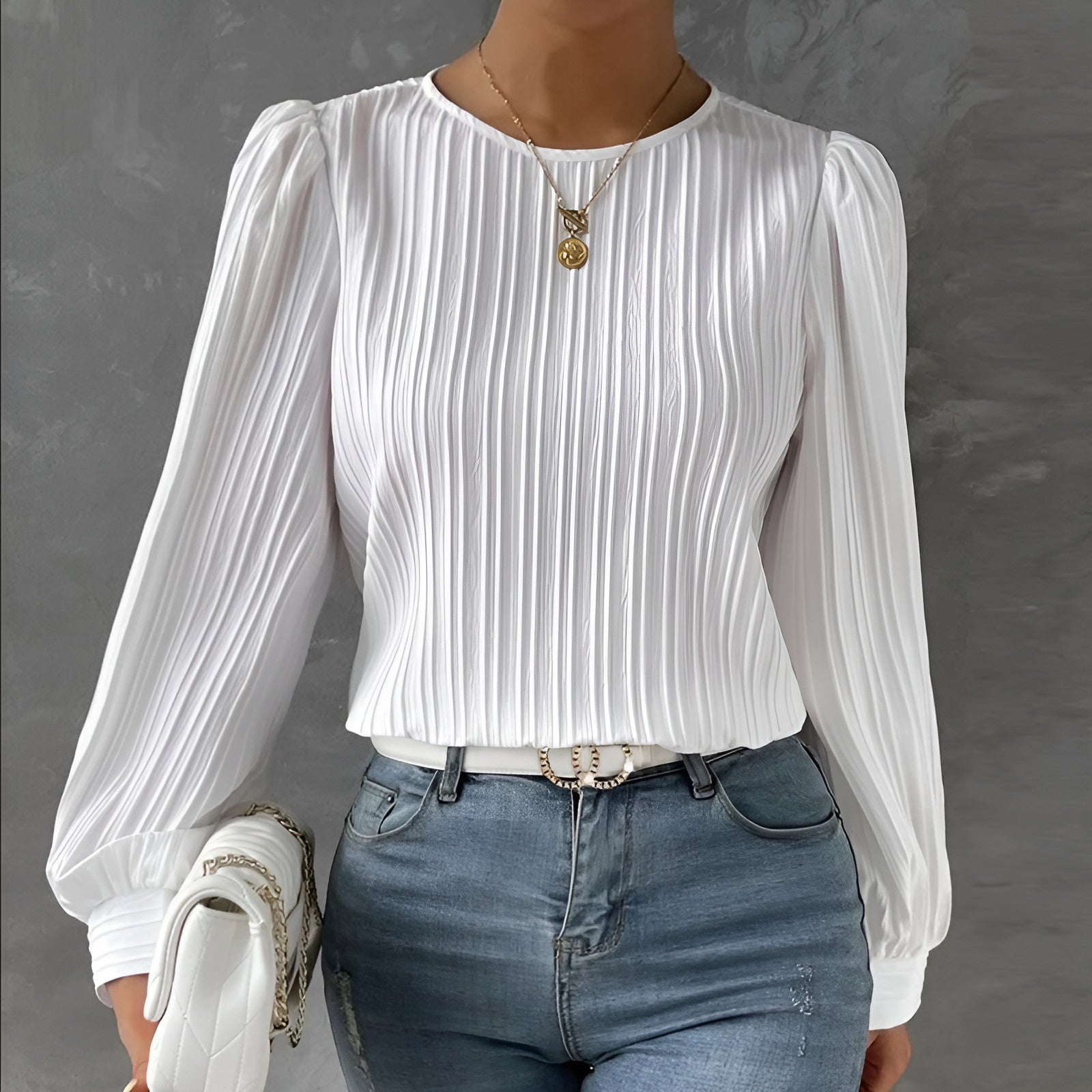 Cheron Paris™ | Blouse en satin chic