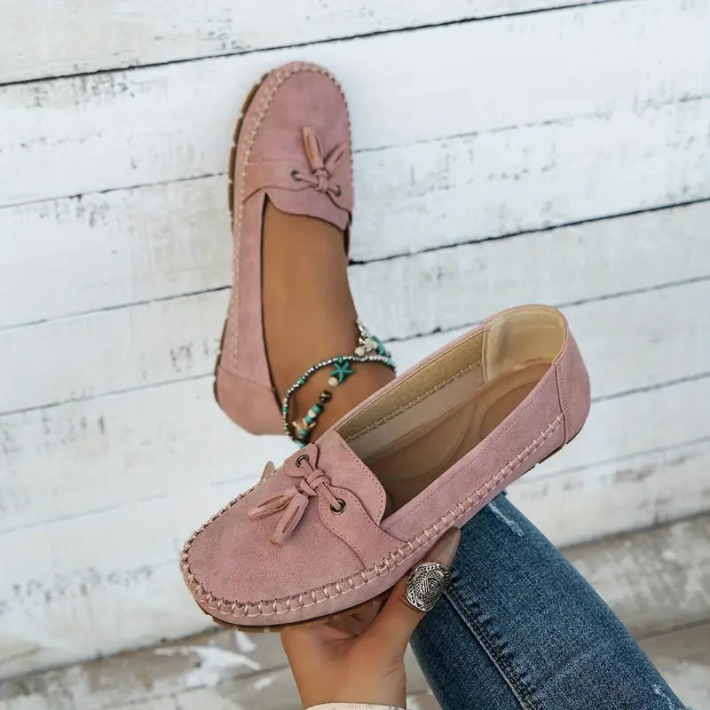 Cheron Paris™ | Ingrid - Mocassins Vintage Orthopédiques