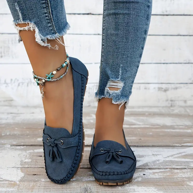 Cheron Paris™ | Ingrid - Mocassins Vintage Orthopédiques