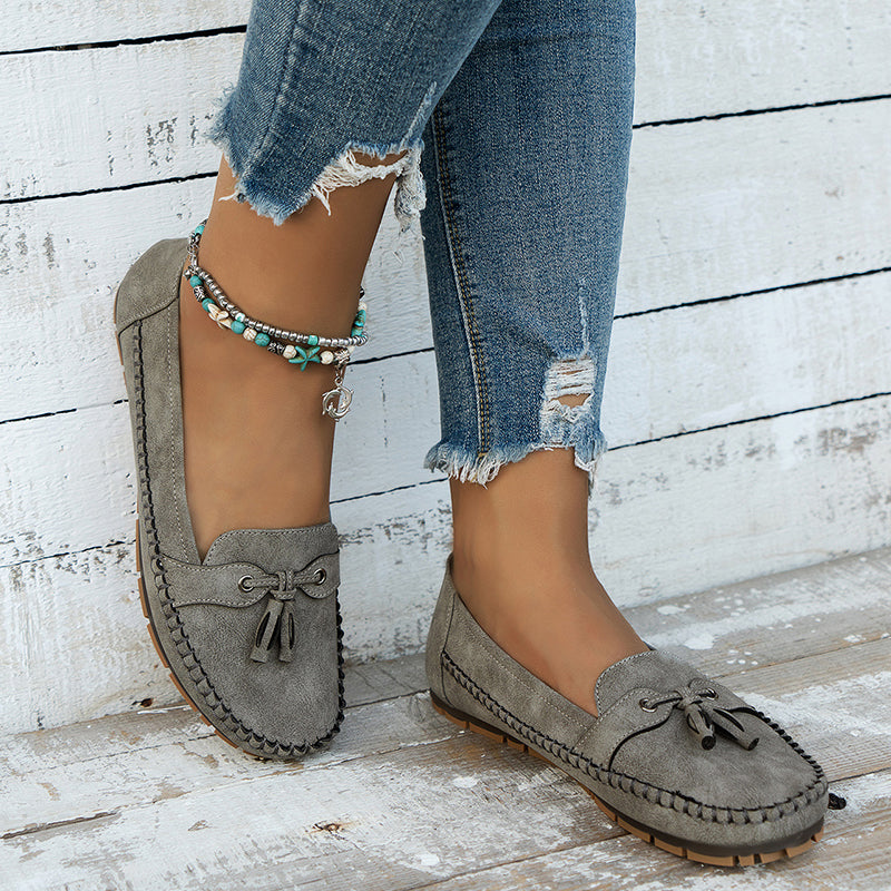Cheron Paris™ | Ingrid - Mocassins Vintage Orthopédiques