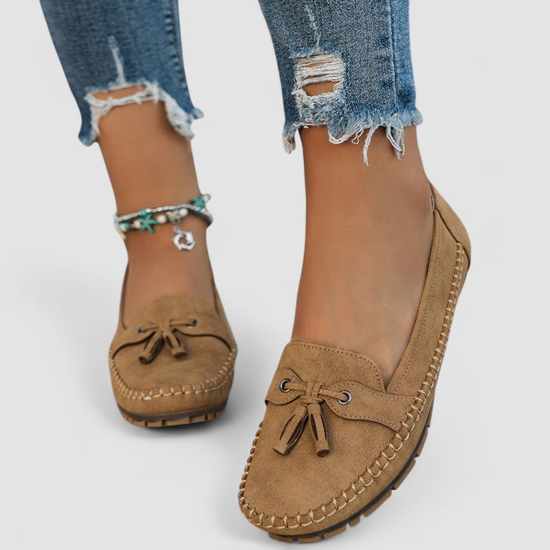 Cheron Paris™ | Ingrid - Mocassins Vintage Orthopédiques