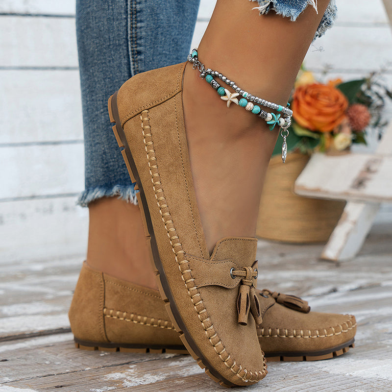 Cheron Paris™ | Ingrid - Mocassins Vintage Orthopédiques