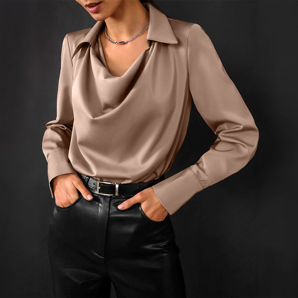Cheron Paris™ | Chemisier en soie luxueux pour femmes